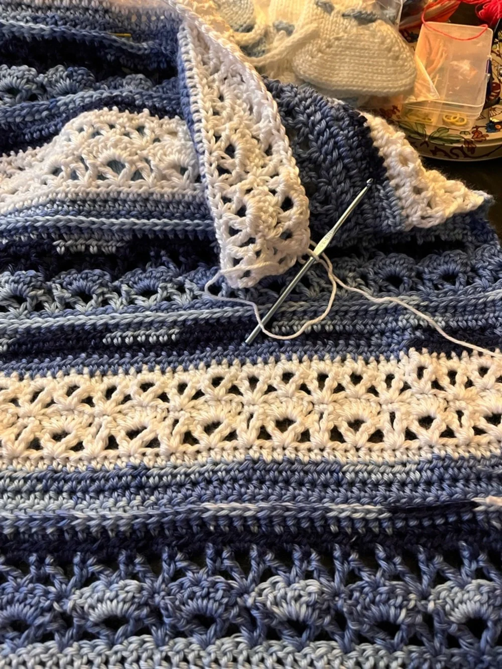 Handmade saturday blue